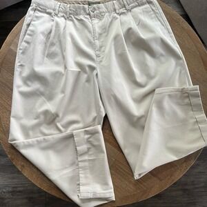 Dockers Mens 38x29 Khaki Pants Tan Pleated‎ Front Relaxed Fit, Vintage